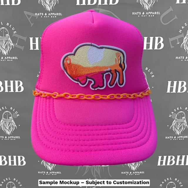 Black & White Two-Toned Trucker Hat