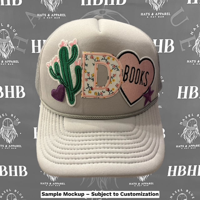 Black & White Two-Toned Trucker Hat