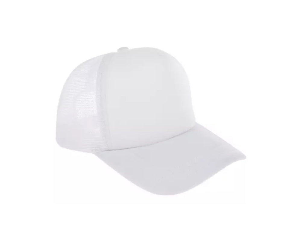 White Trucker Hat