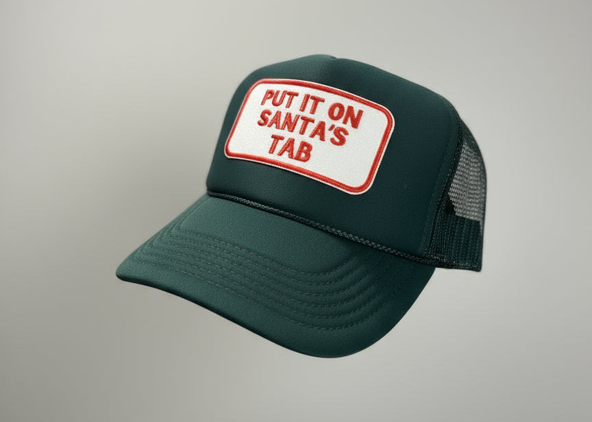Put it on Santa's Tab Trucker Hat