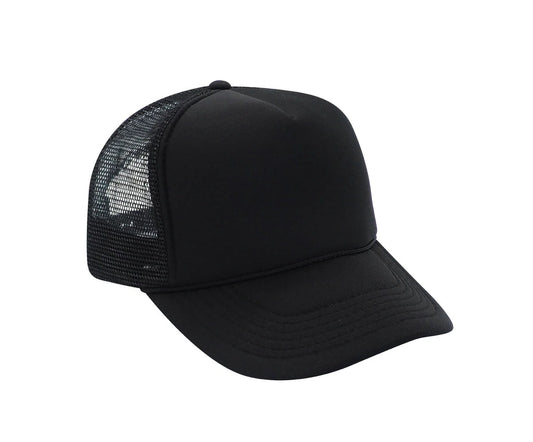 Black Trucker Hat